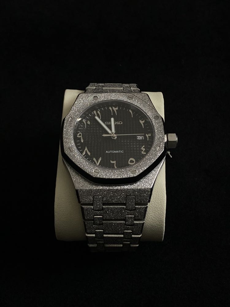 Seiko Frosted Royal Oak Arabic Mod
