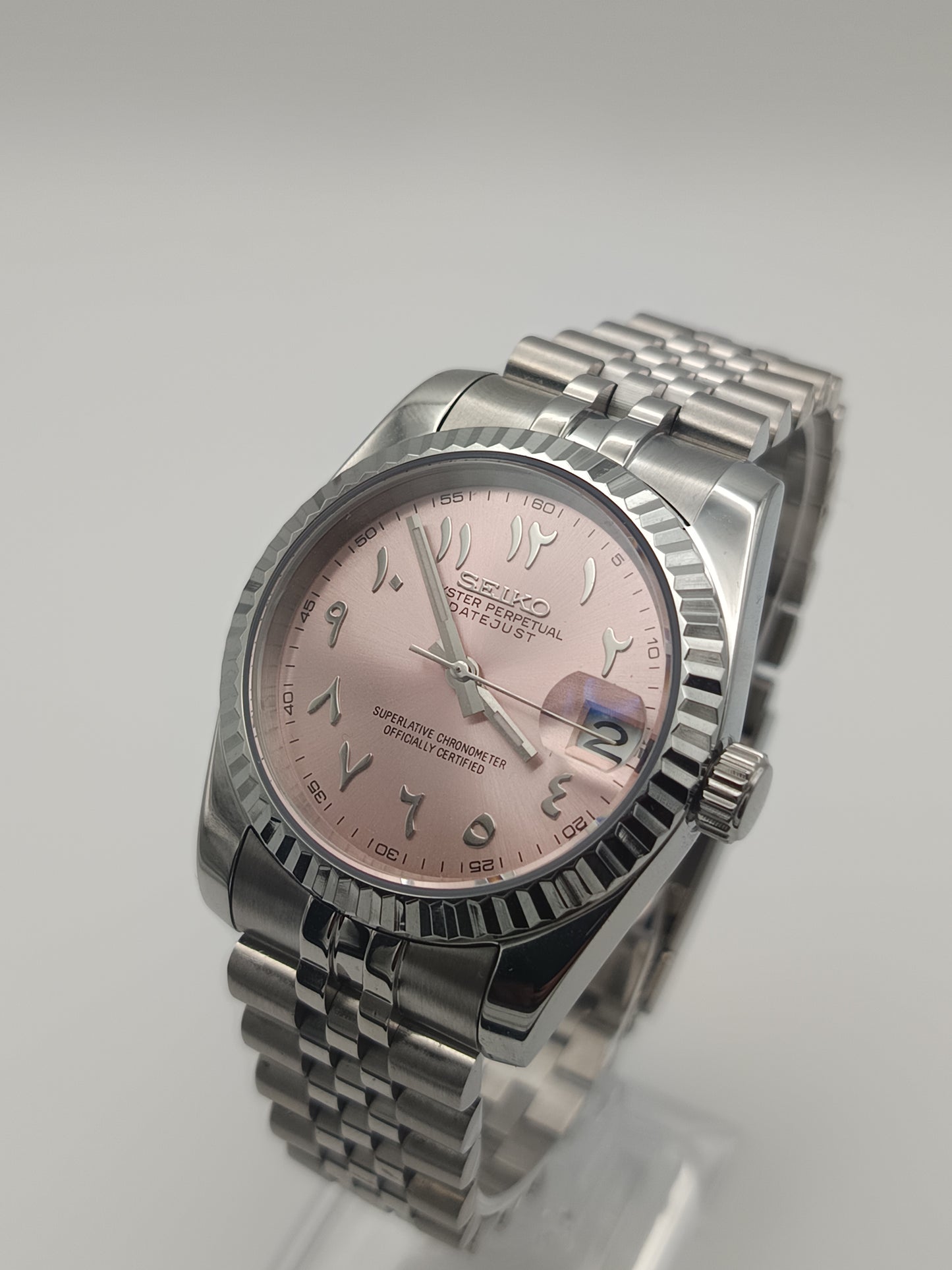 His and Her Arabic Datejust Set