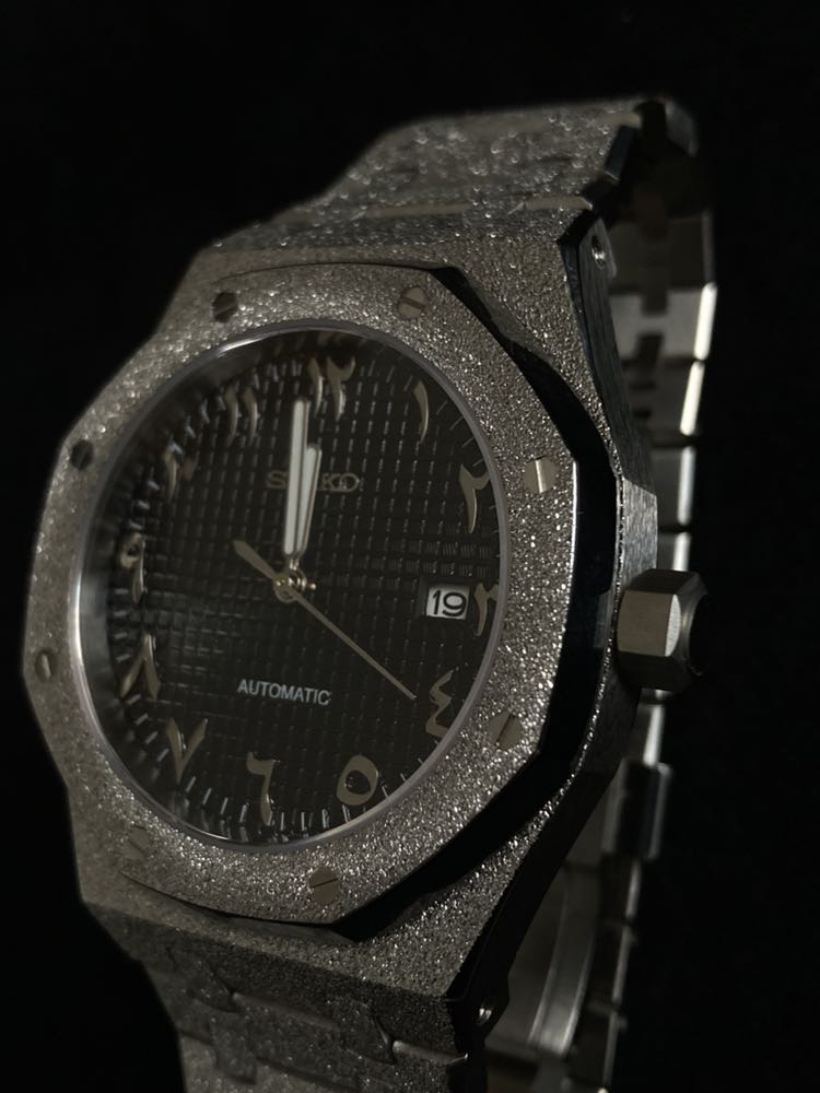Seiko Frosted Royal Oak Arabic Mod